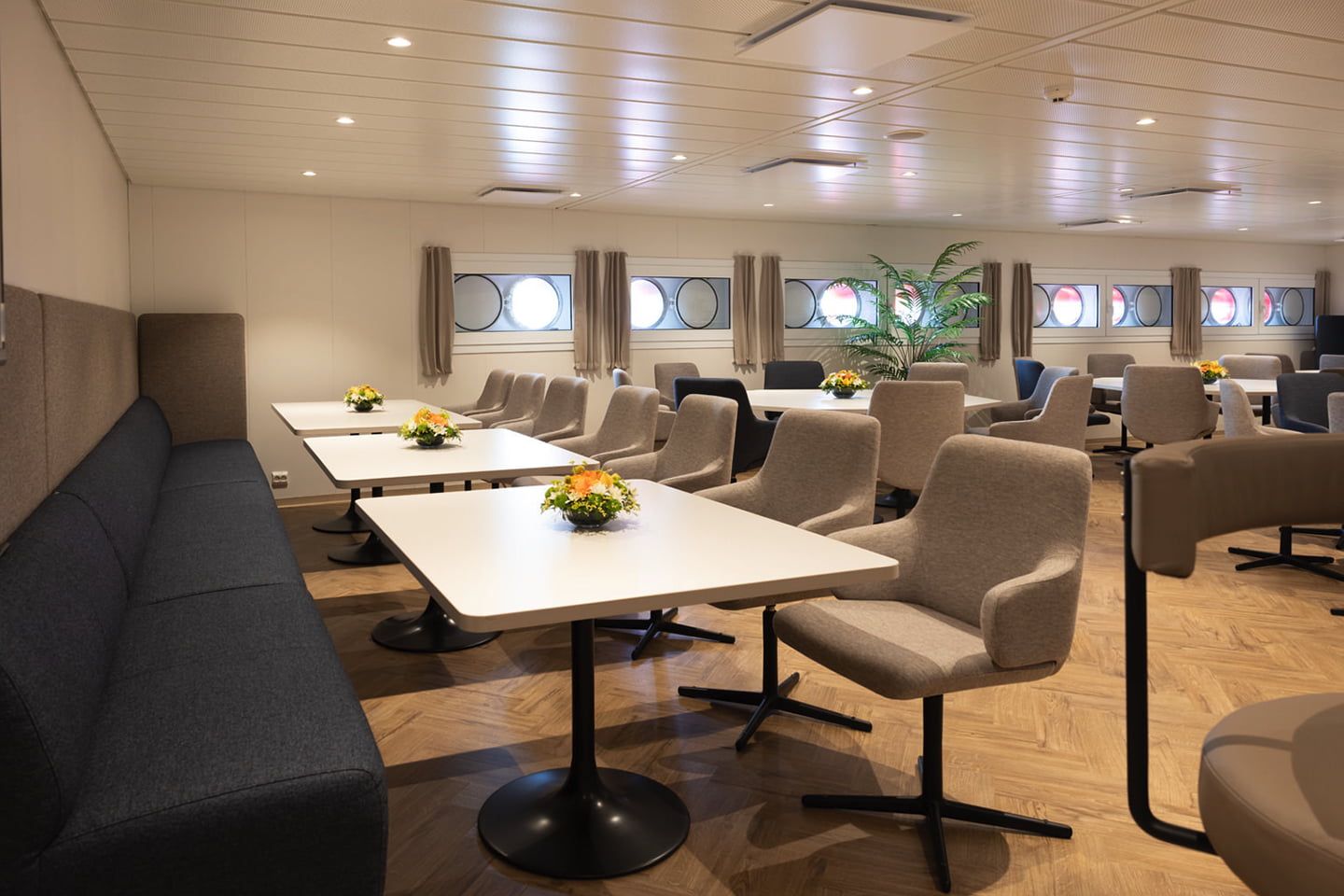 Stressless Dining chairs on board Nordwind Gale
