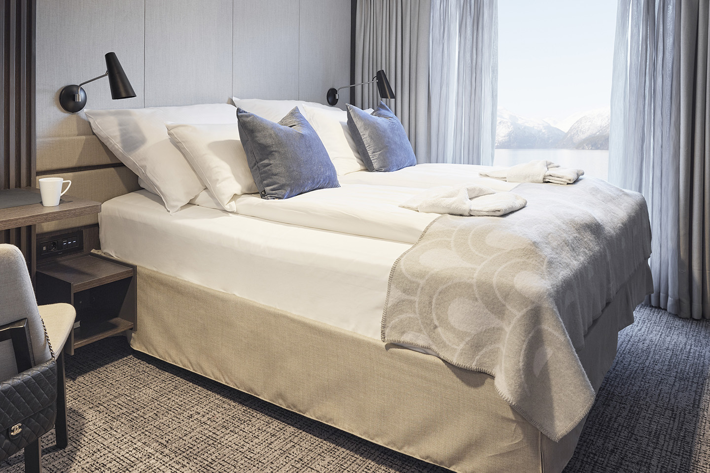 Svane bed in a cruiseship