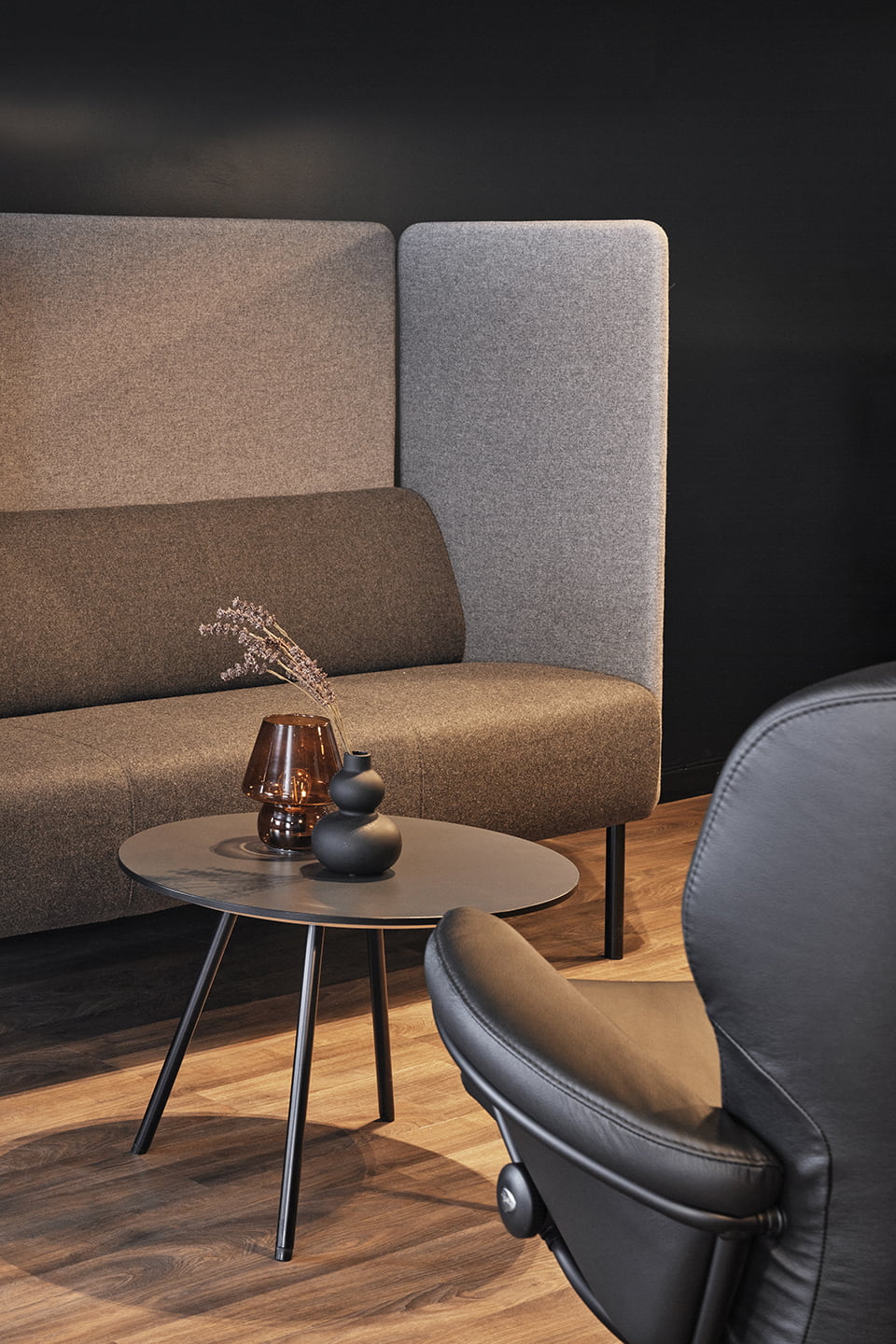 Detail of Ekornes Frende module sofa